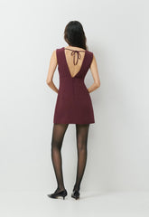 Dialogue Dress - Crepette™ - GALA PLUM