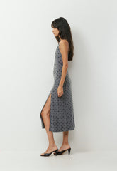Smooth Matter™ Promenade Dress - VINTAGE NAVY/ BLACK