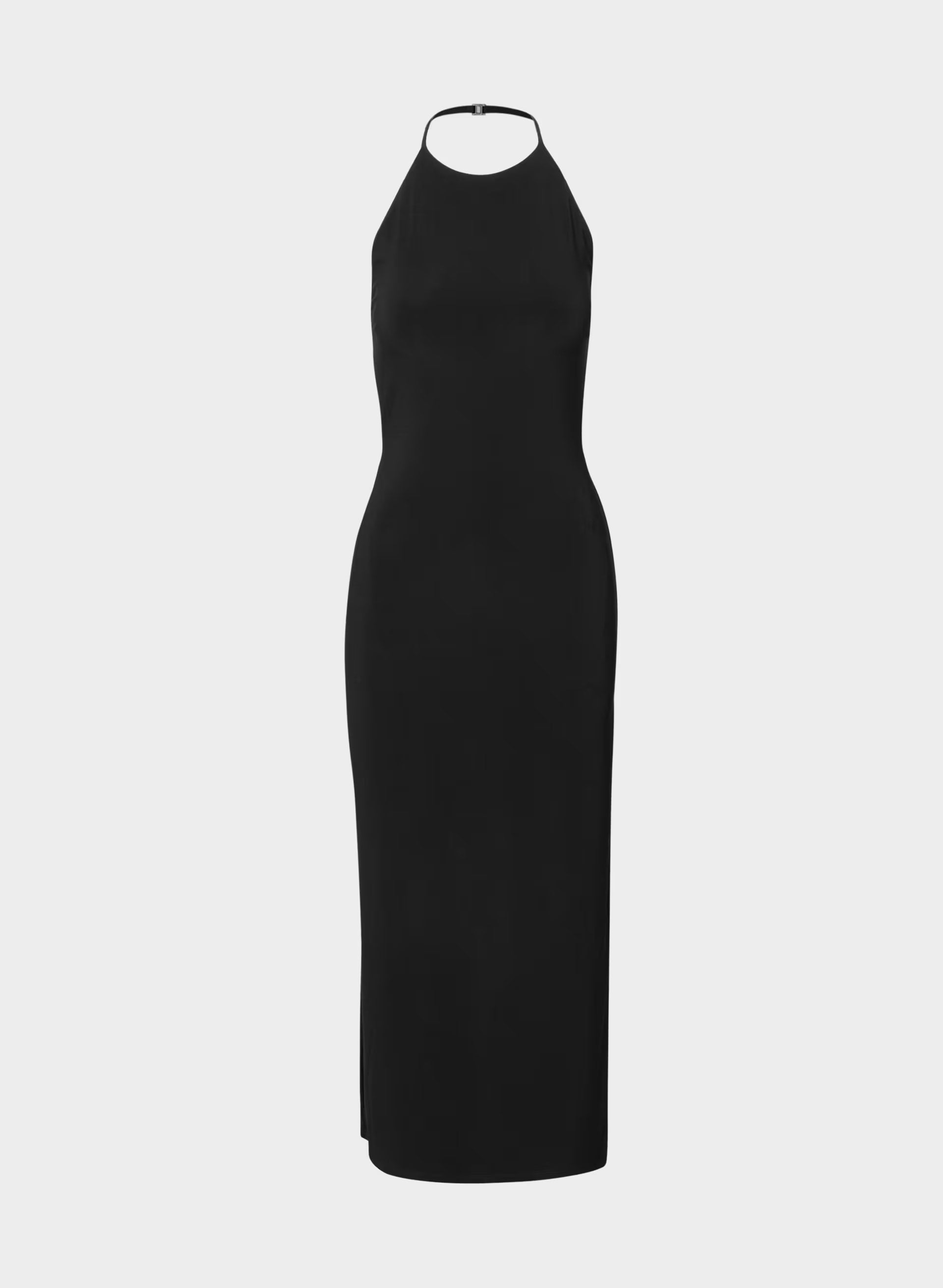 Smooth Matter™ Silhouette Halter Dress - BLACK