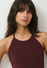 Smooth Matter™ Silhouette Halter Dress - GALA PLUM