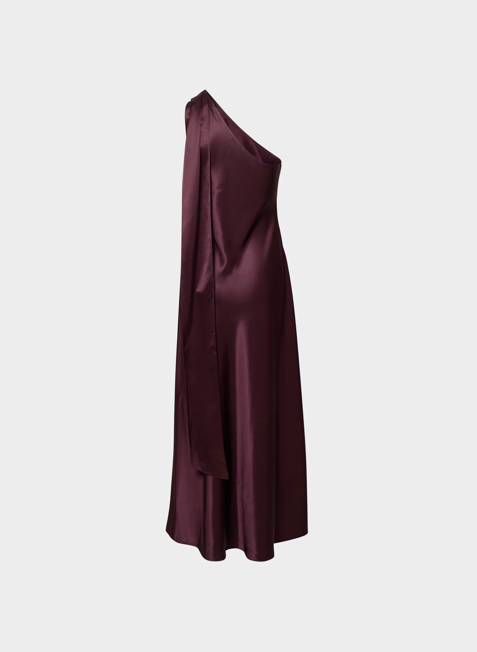 Verve Satin Dress - GALA PLUM