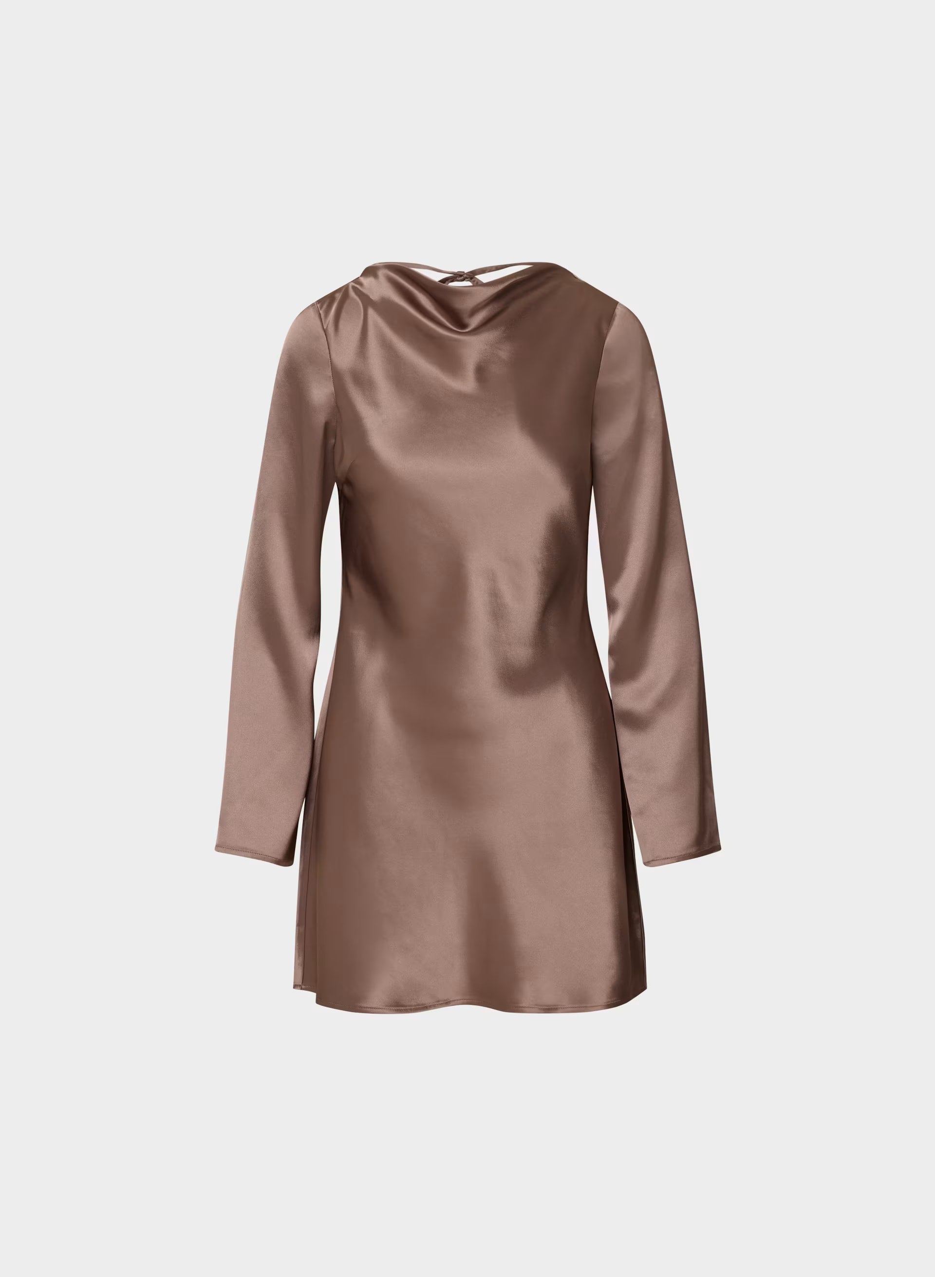 Choreo Satin Dress - DUSTY MAUVE