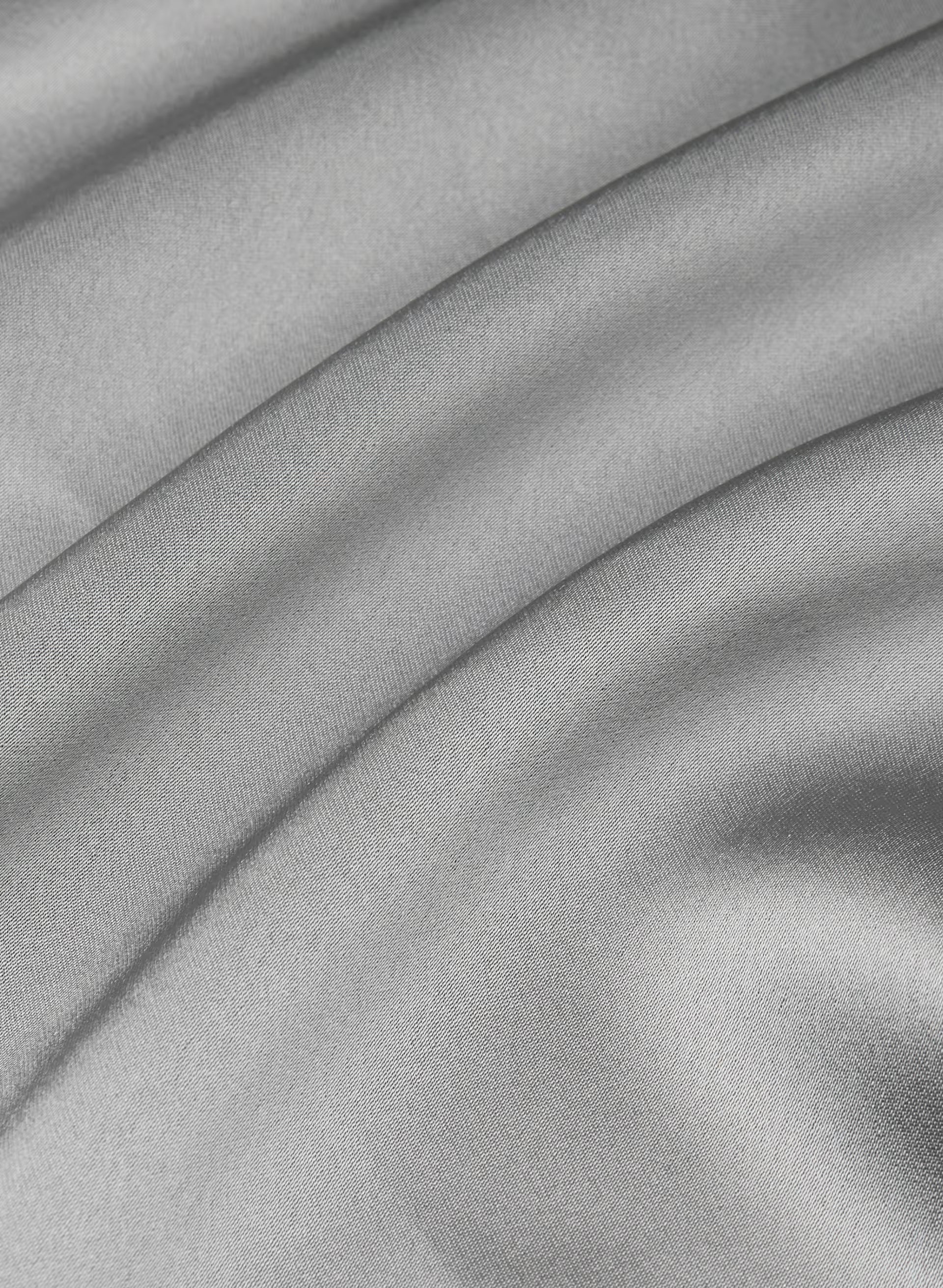 Choreo Satin Dress - MONUMENT GREY