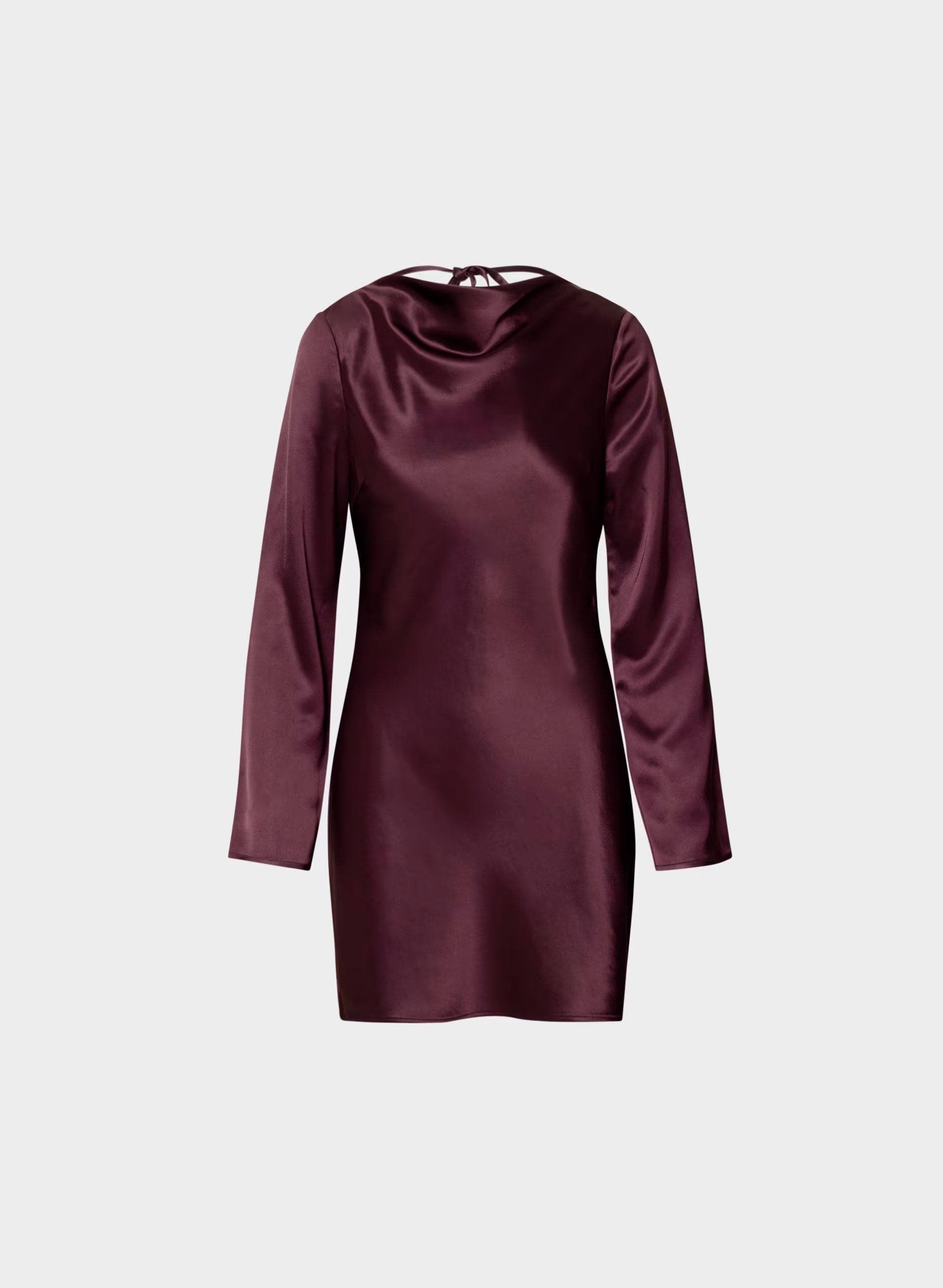 Choreo Satin Dress - GALA PLUM