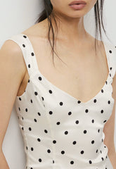 Lisette Dress - LIGHT BIRCH/BLACK