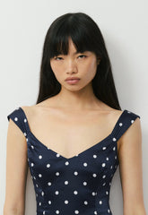 Lisette Dress - ADMIRAL NAVY/ WHITE