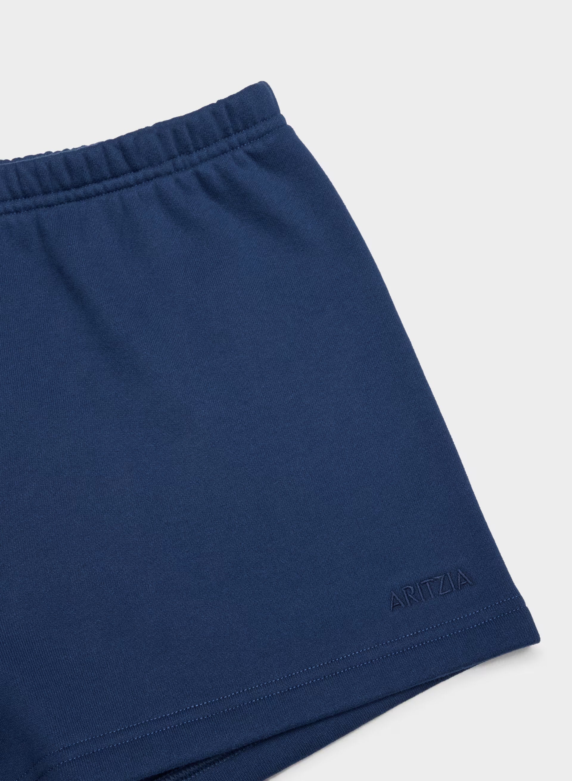 Cozy Sweatfleece Perfect Hi-Rise Mini Short - BYRON BLUE