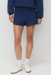 Cozy Sweatfleece Perfect Hi-Rise Mini Short - BYRON BLUE