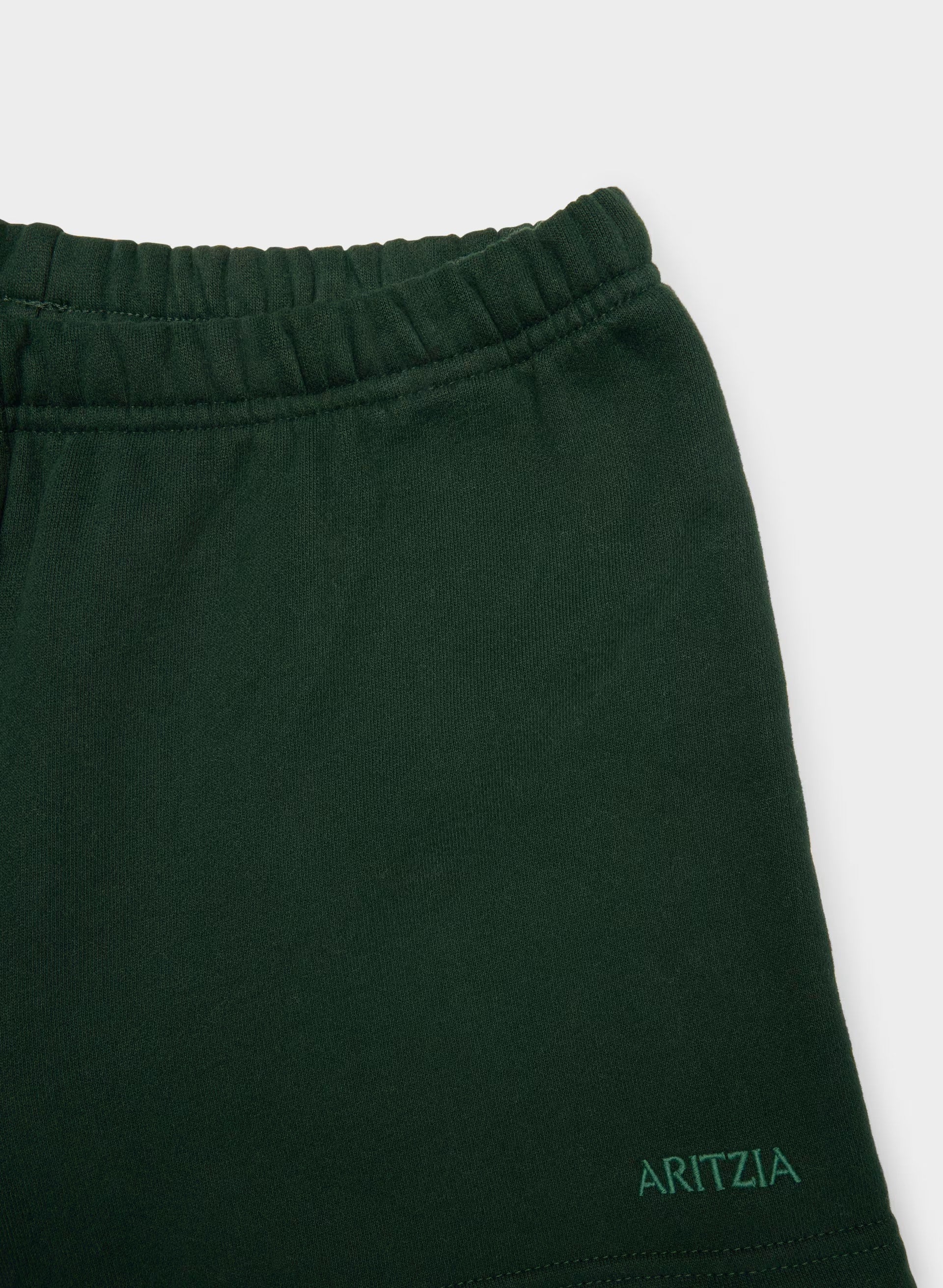 Cozy Sweatfleece Perfect Hi-Rise Mini Short - FIGTREE GREEN