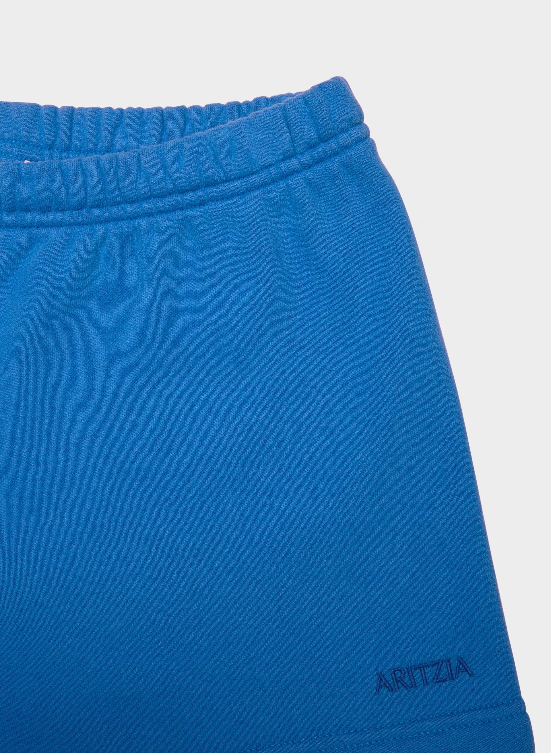 Cozy Sweatfleece Perfect Hi-Rise Mini Short - LAZULI BLUE