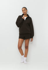 Cozy Sweatfleece Perfect Hi-Rise Mini Short - NO-STRESS LIGHT BLUE