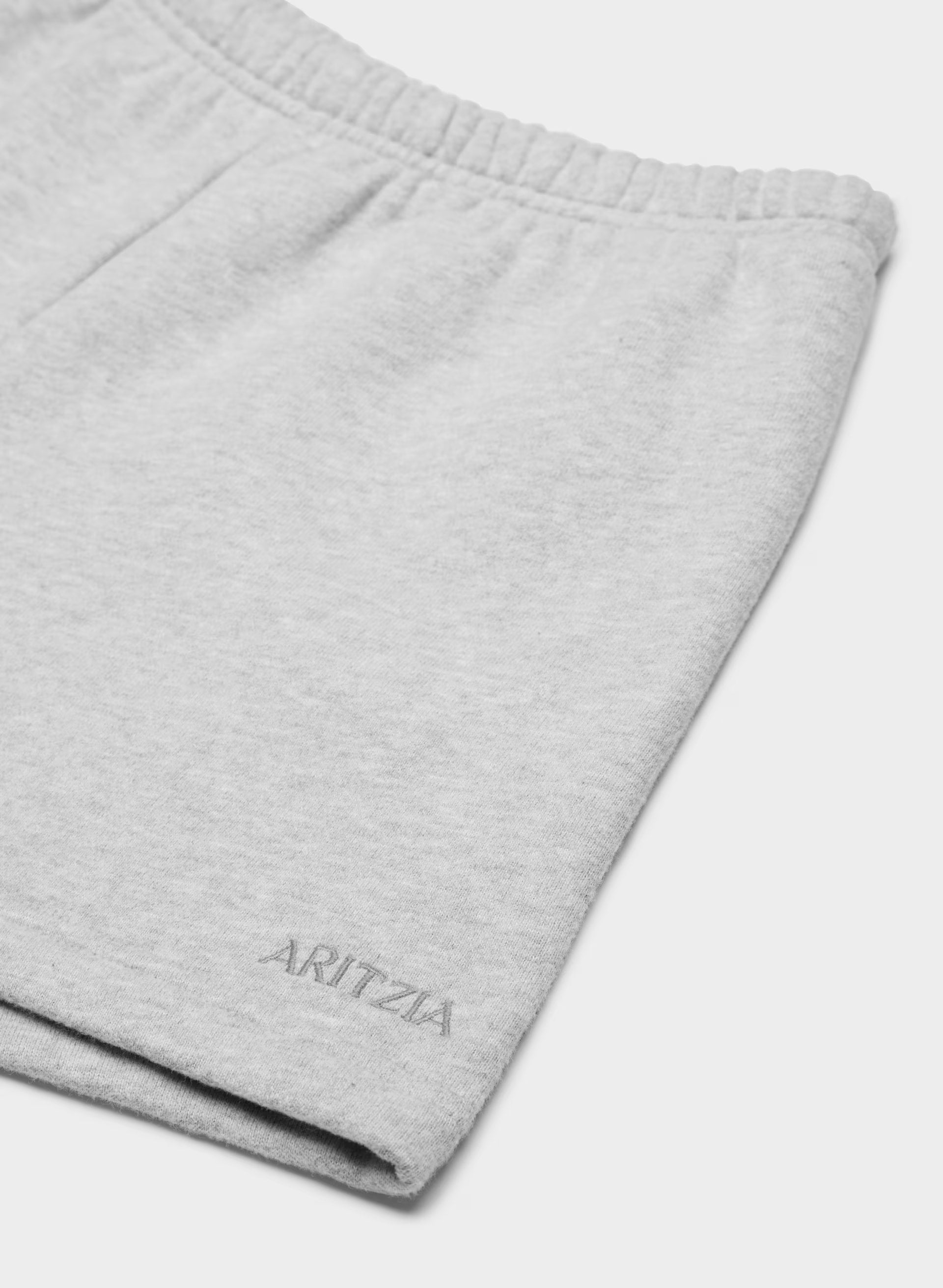 Cozy Sweatfleece Perfect Hi-Rise Mini Short - HEATHER CHROME