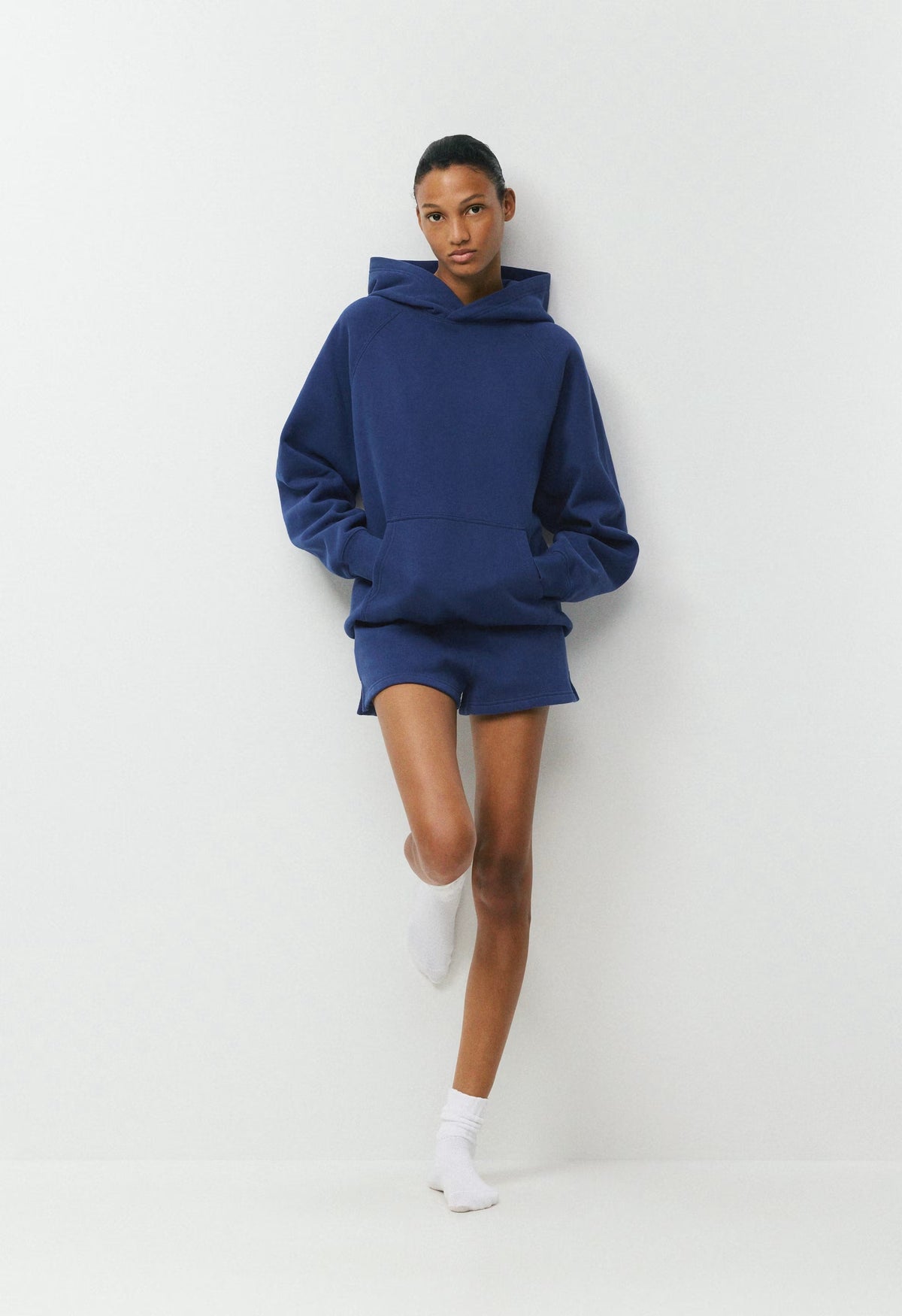 Cozy Sweatfleece Perfect Micro Short - BYRON BLUE