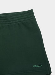 Cozy Sweatfleece Perfect Micro Short - FIGTREE GREEN