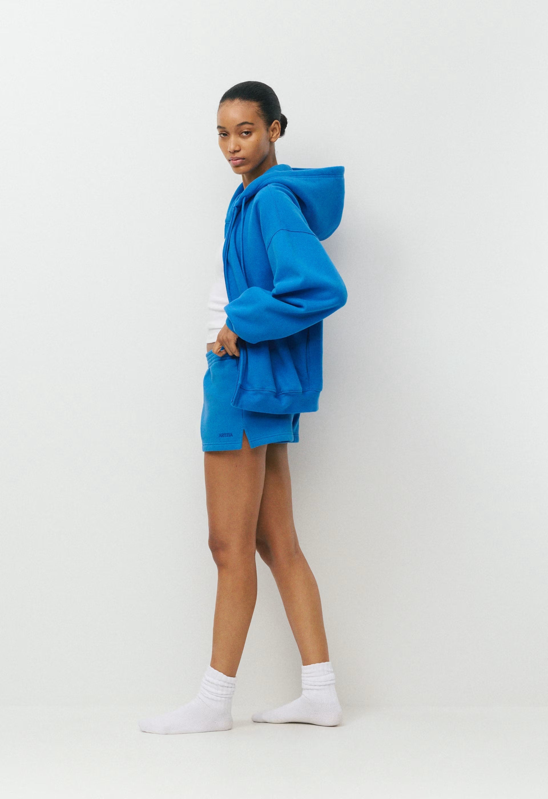 Cozy Sweatfleece Perfect Micro Short - LAZULI BLUE