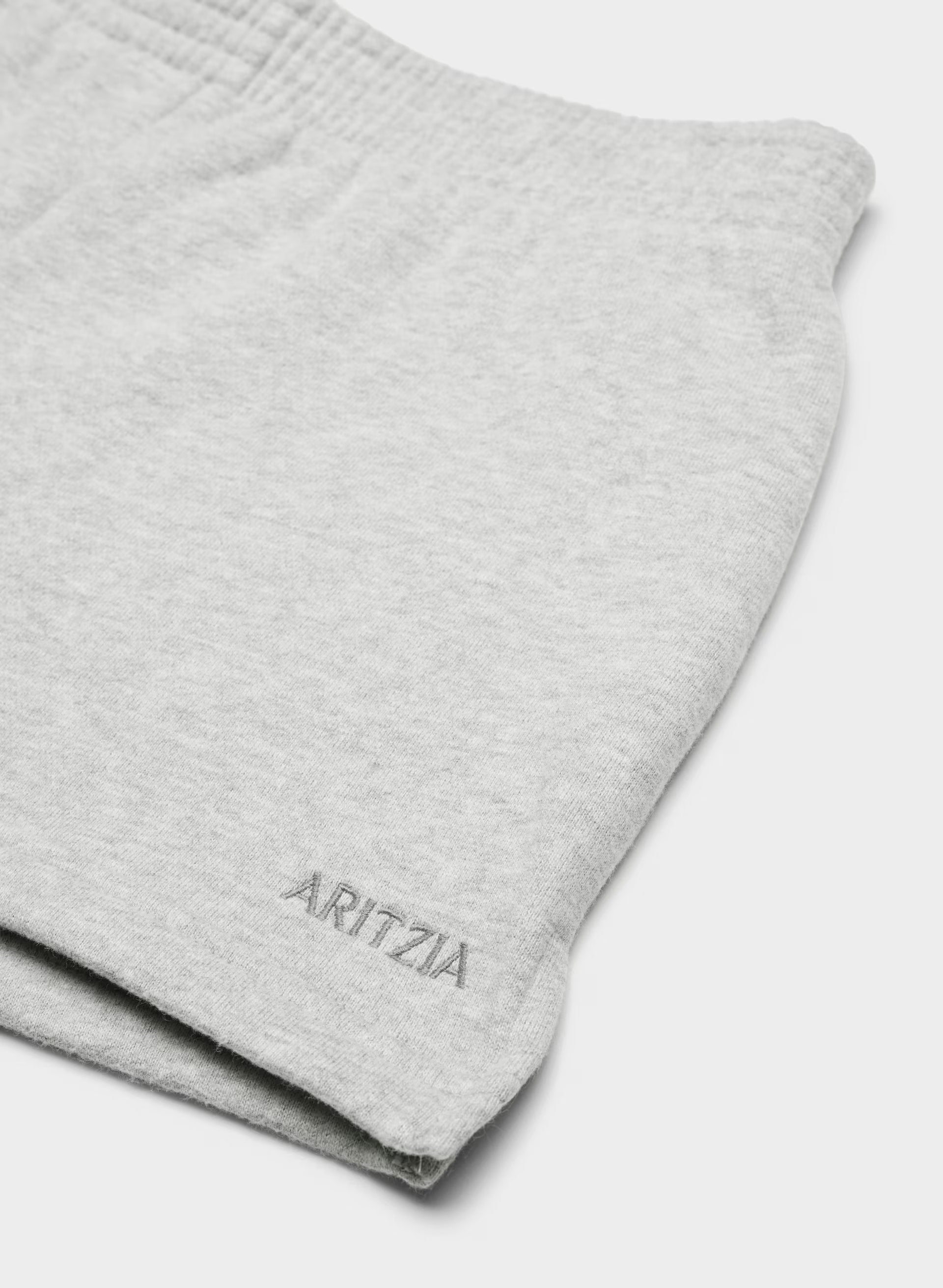 Cozy Sweatfleece Perfect Micro Short - HEATHER CHROME