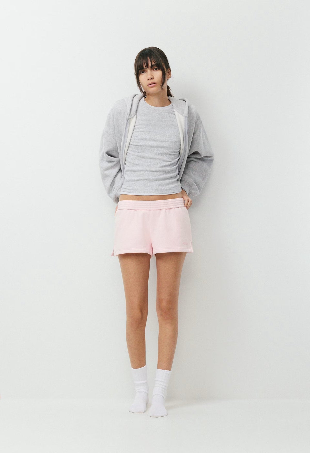 Cozy Sweatfleece Perfect Micro Short - MAGNOLIA