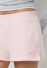 Cozy Sweatfleece Perfect Micro Short - MAGNOLIA