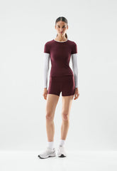 BUTTER Cheeky Hi-Rise 3 Short - GALA PLUM