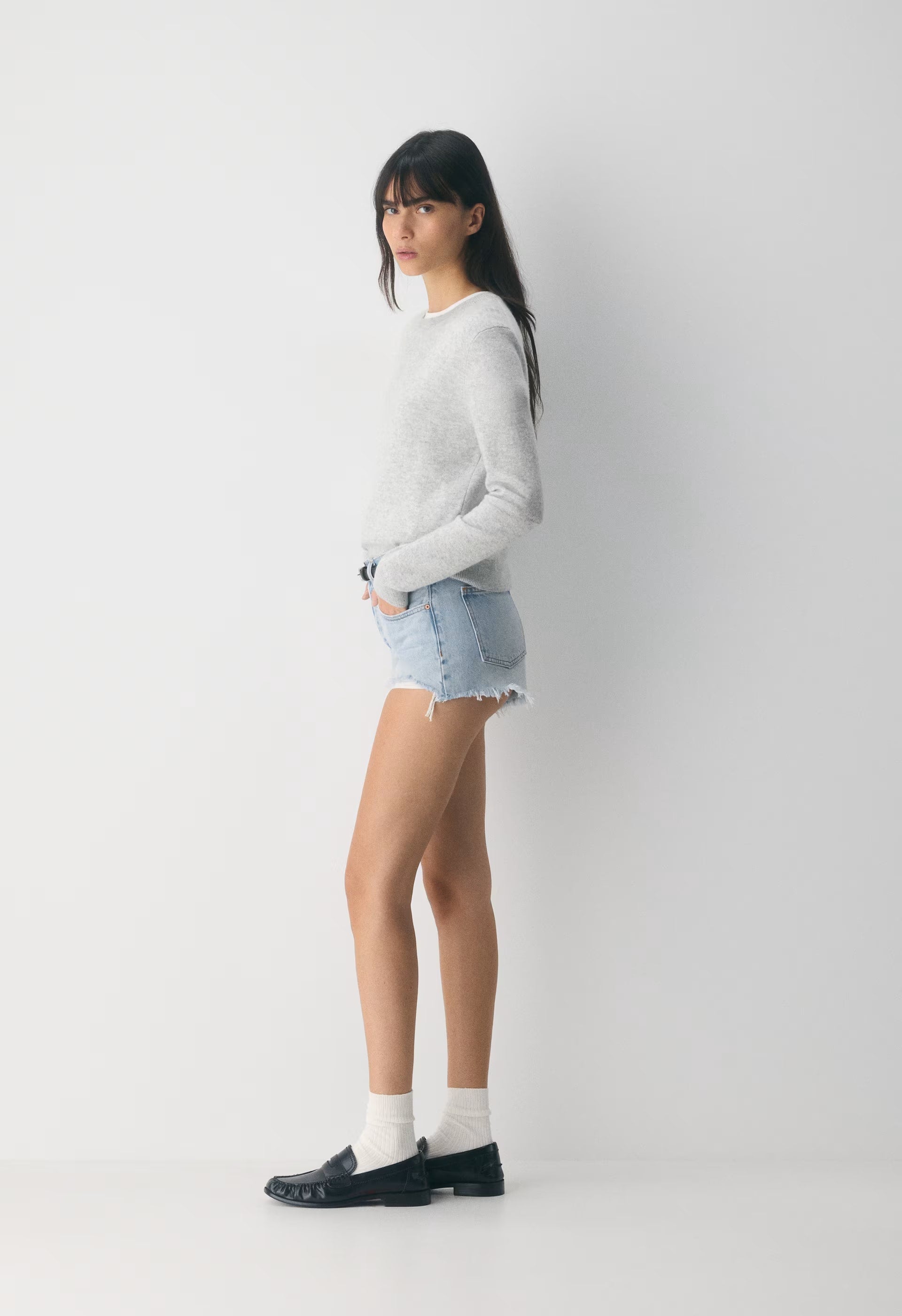 Denim Forum The ‘90s Vintage Hi-Rise Mini Denim Short - 15 YRS BRL THR BLEU