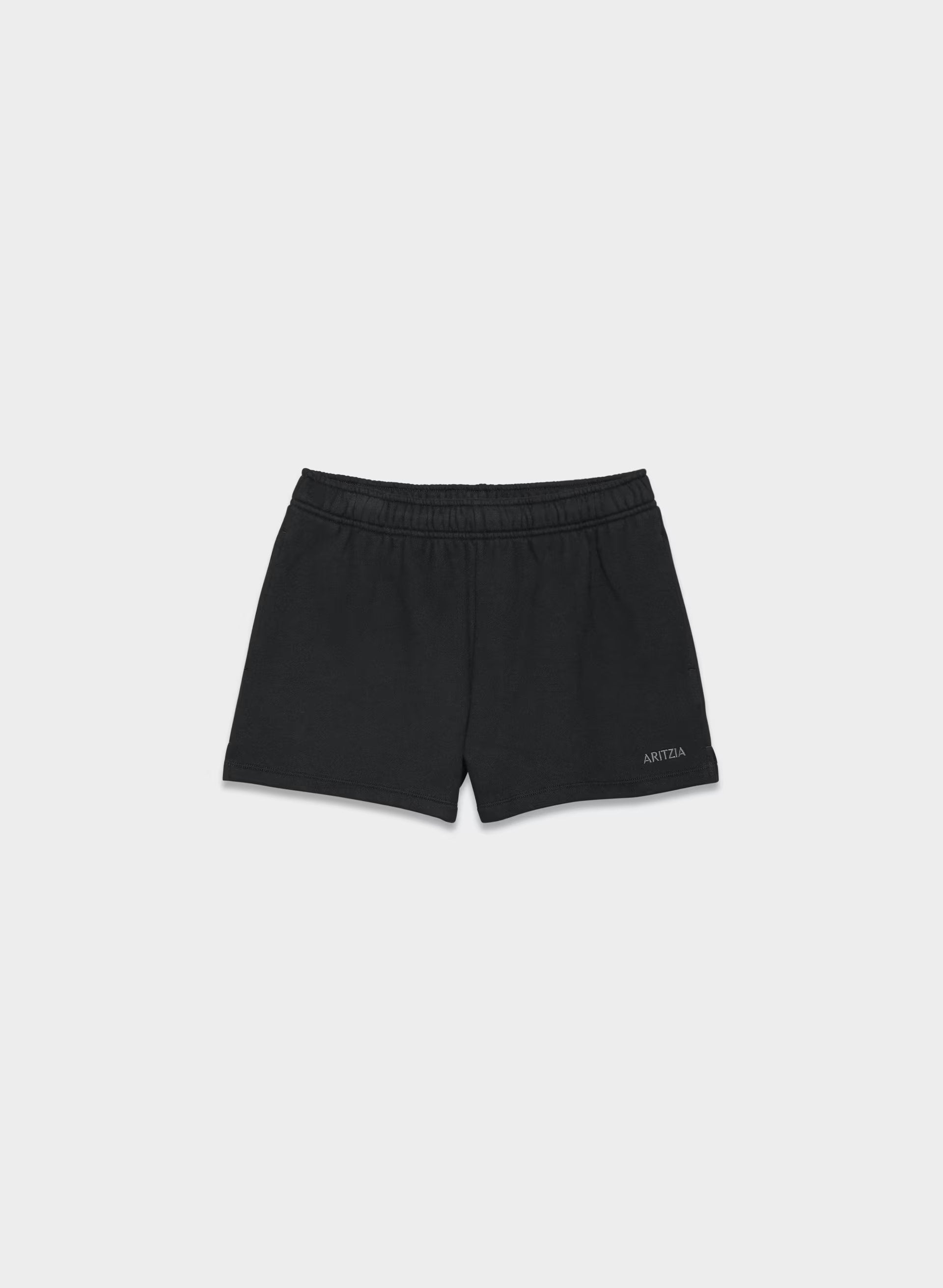 Cozy Sweatfleece Mega Hi-Rise Mini Short - BLACK
