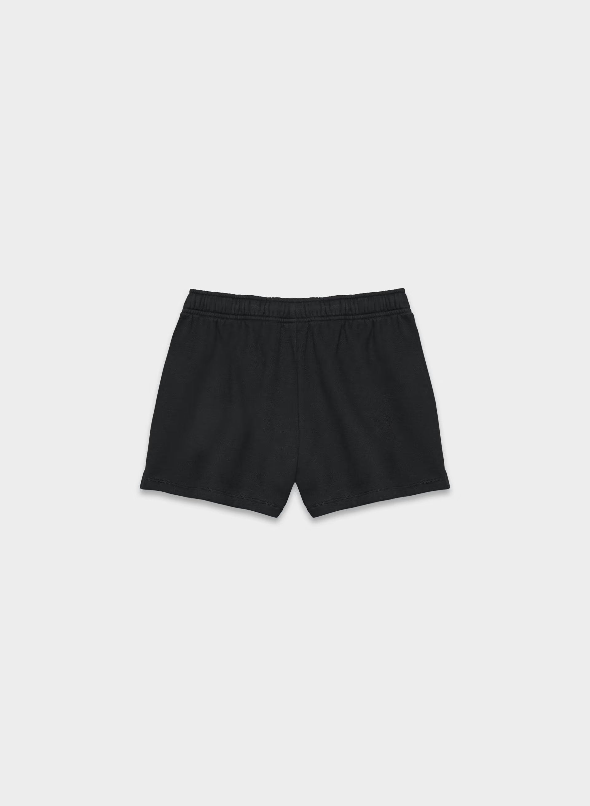 Cozy Sweatfleece Mega Hi-Rise Mini Short - BLACK