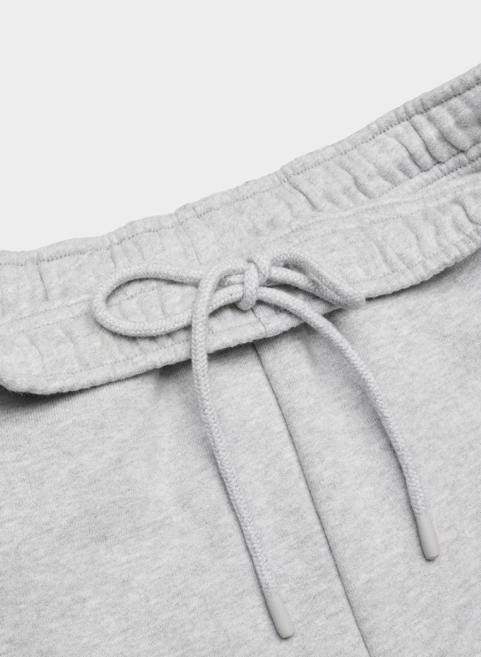 Cozy Sweatfleece Mega Hi-Rise Mini Short - HEATHER CHROME