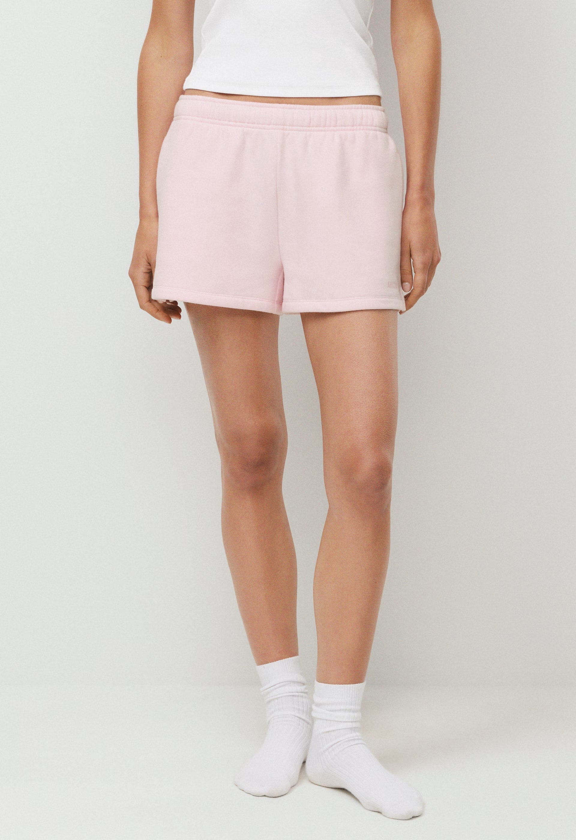 Cozy Sweatfleece Mega Hi-Rise Mini Short - MAGNOLIA