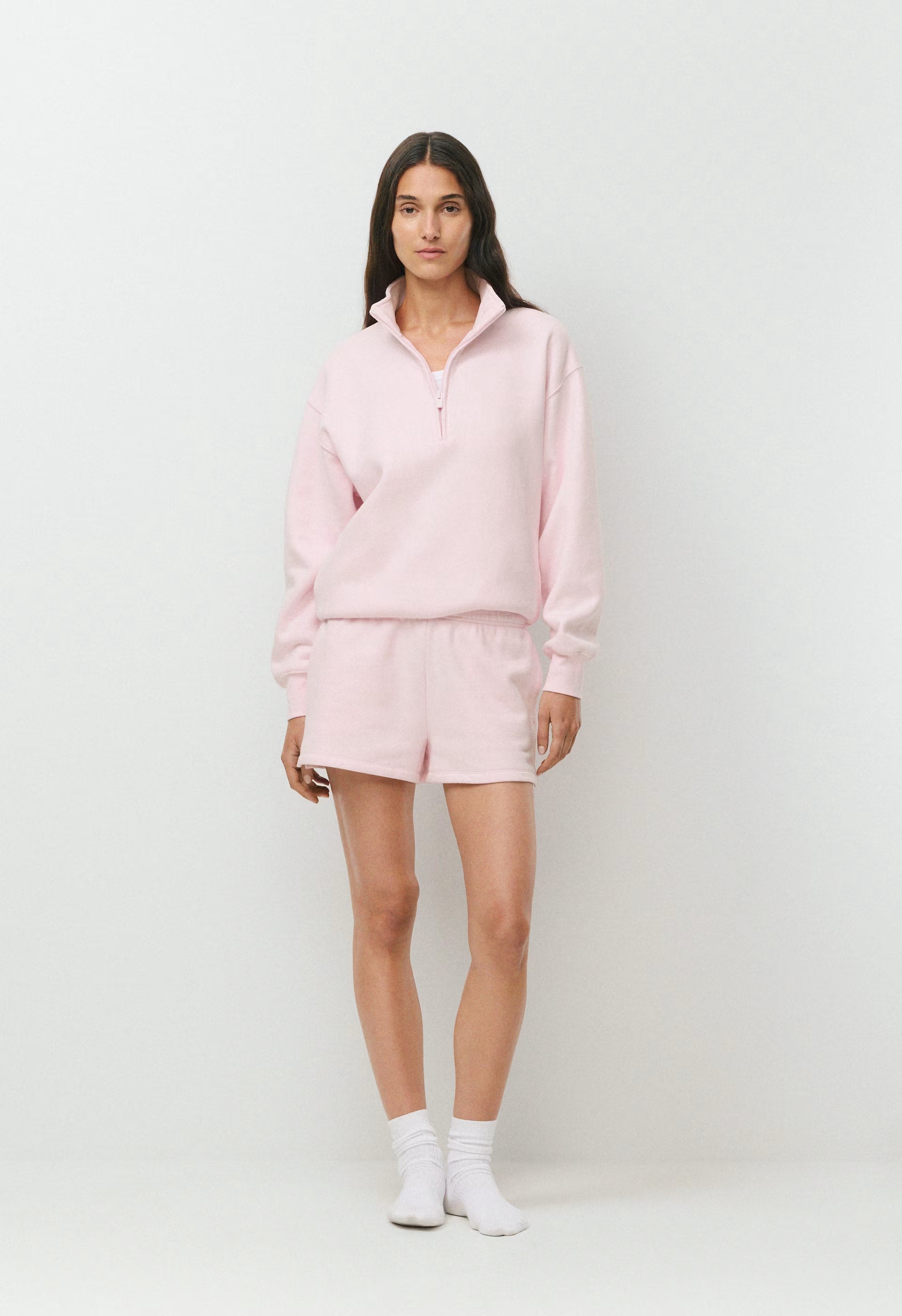 Cozy Sweatfleece Mega Hi-Rise Mini Short - MAGNOLIA