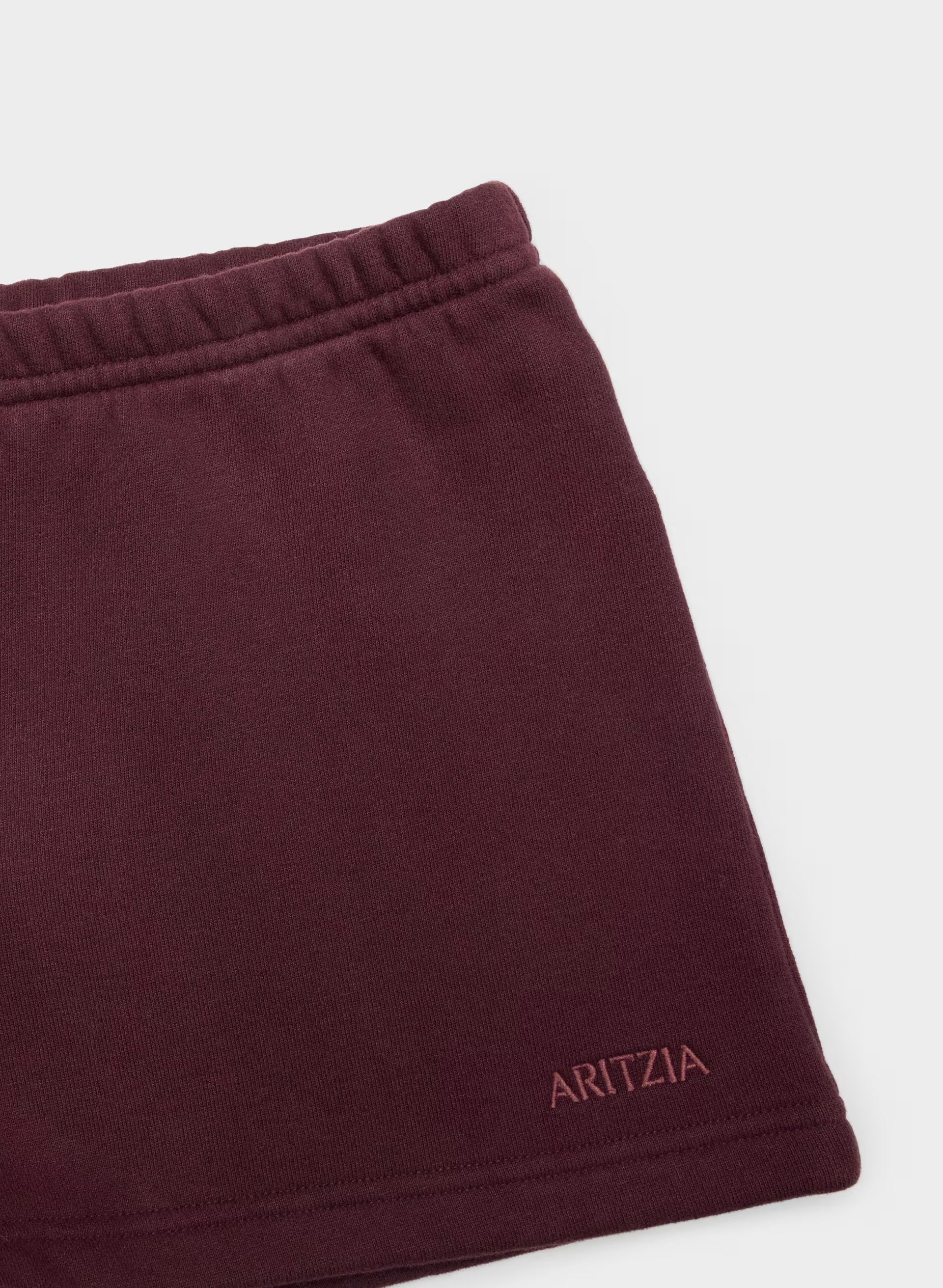 Cozy Sweatfleece Boyfriend Lo-Rise Mini Short - GALA PLUM