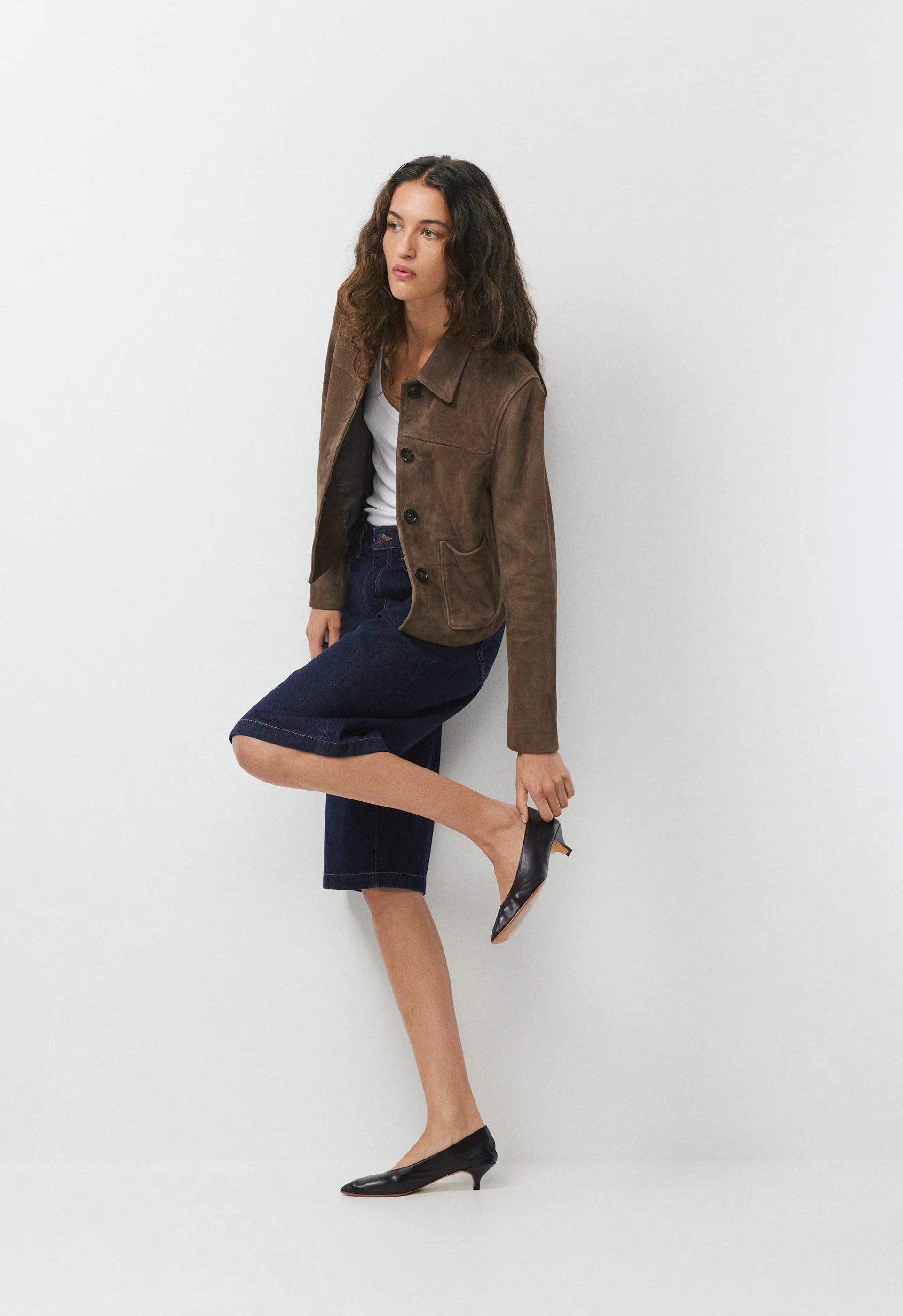 Publicity Below-Knee Denim Short - NO-STRESS DARK BLUE