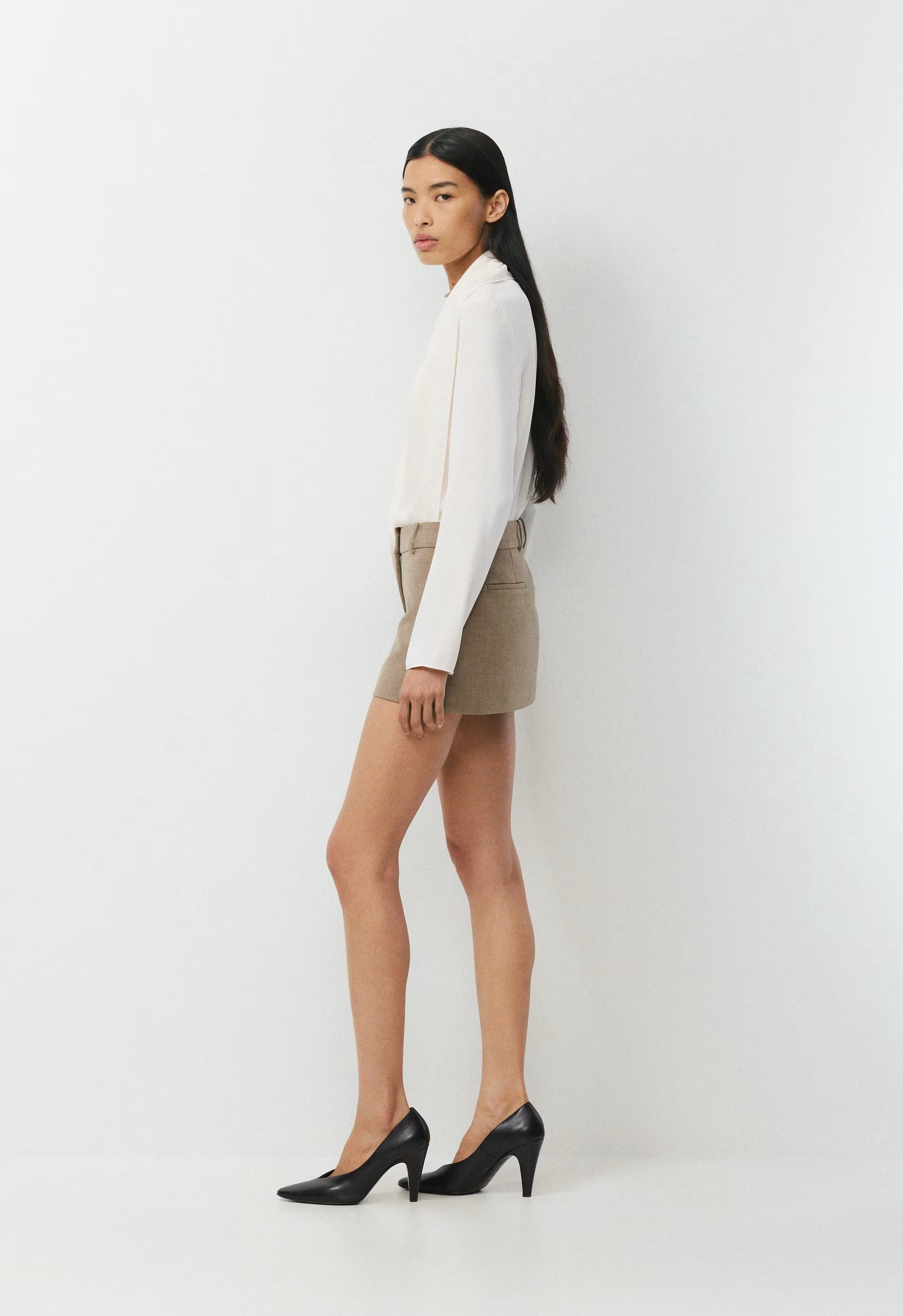 Chisel Micro Skort - Eversential™ - HEATHER GREY TAUPE