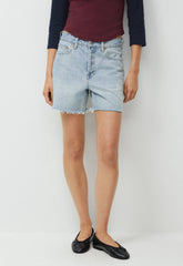 Denim Forum The Ex-Boyfriend Hi Mid-Thigh Denim Short - 15 YRS BRL THR BLEU