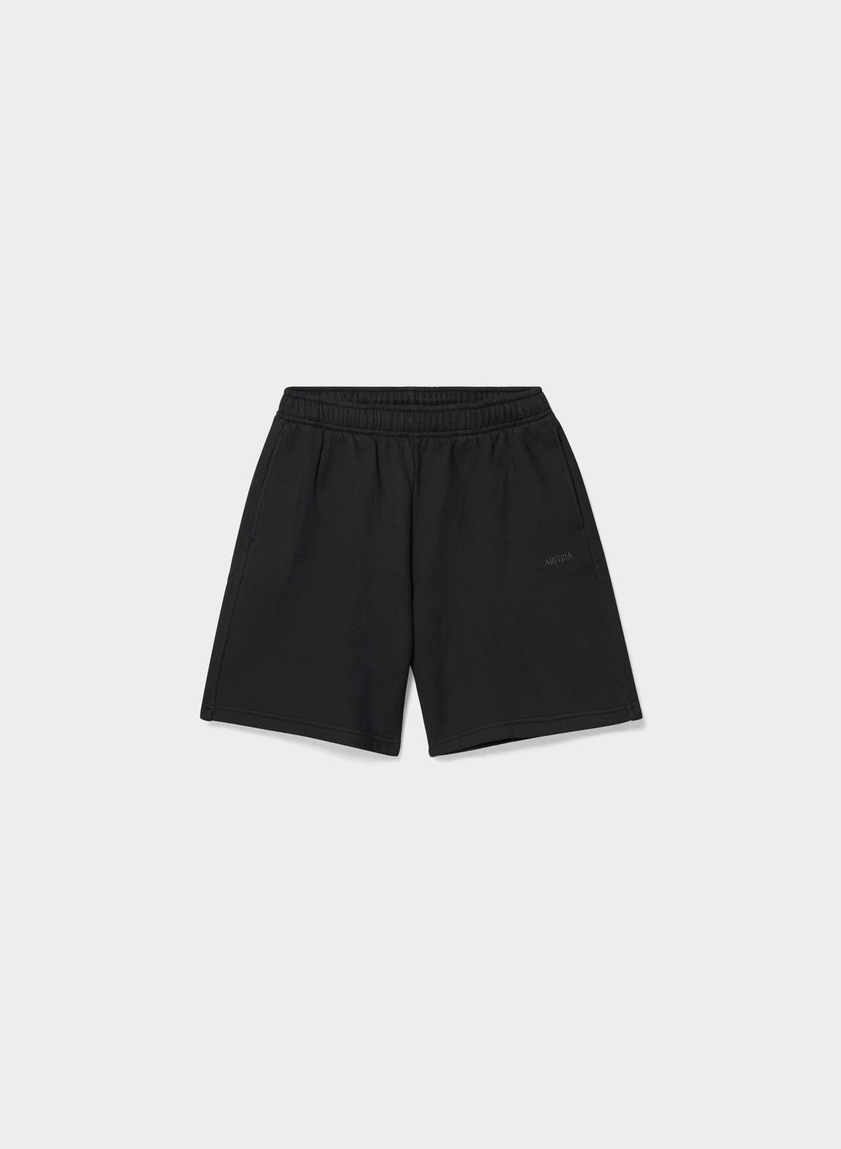 Cozy Sweatfleece Mega Above-Knee Short - BLACK