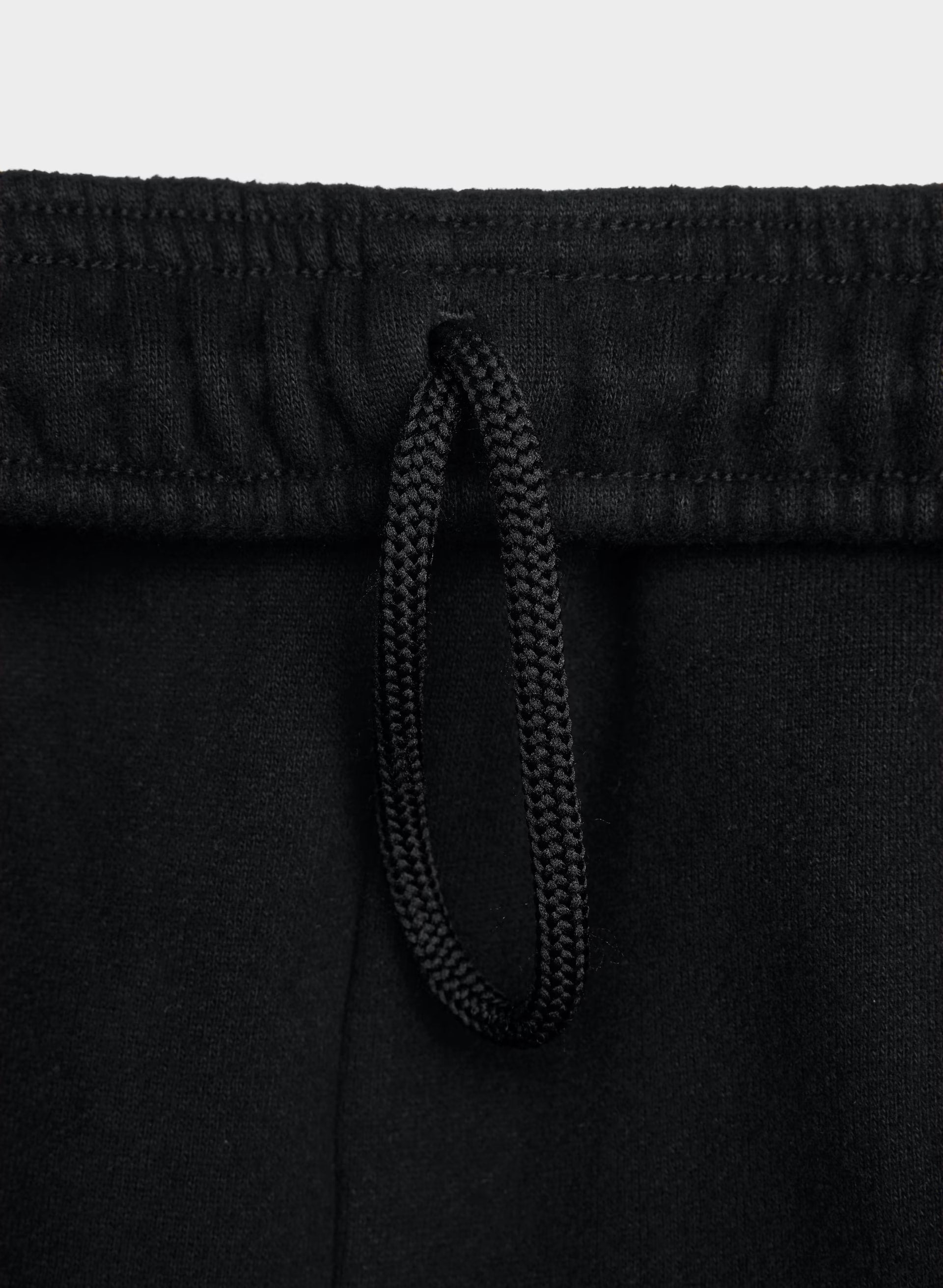 Cozy Sweatfleece Mega Above-Knee Short - BLACK