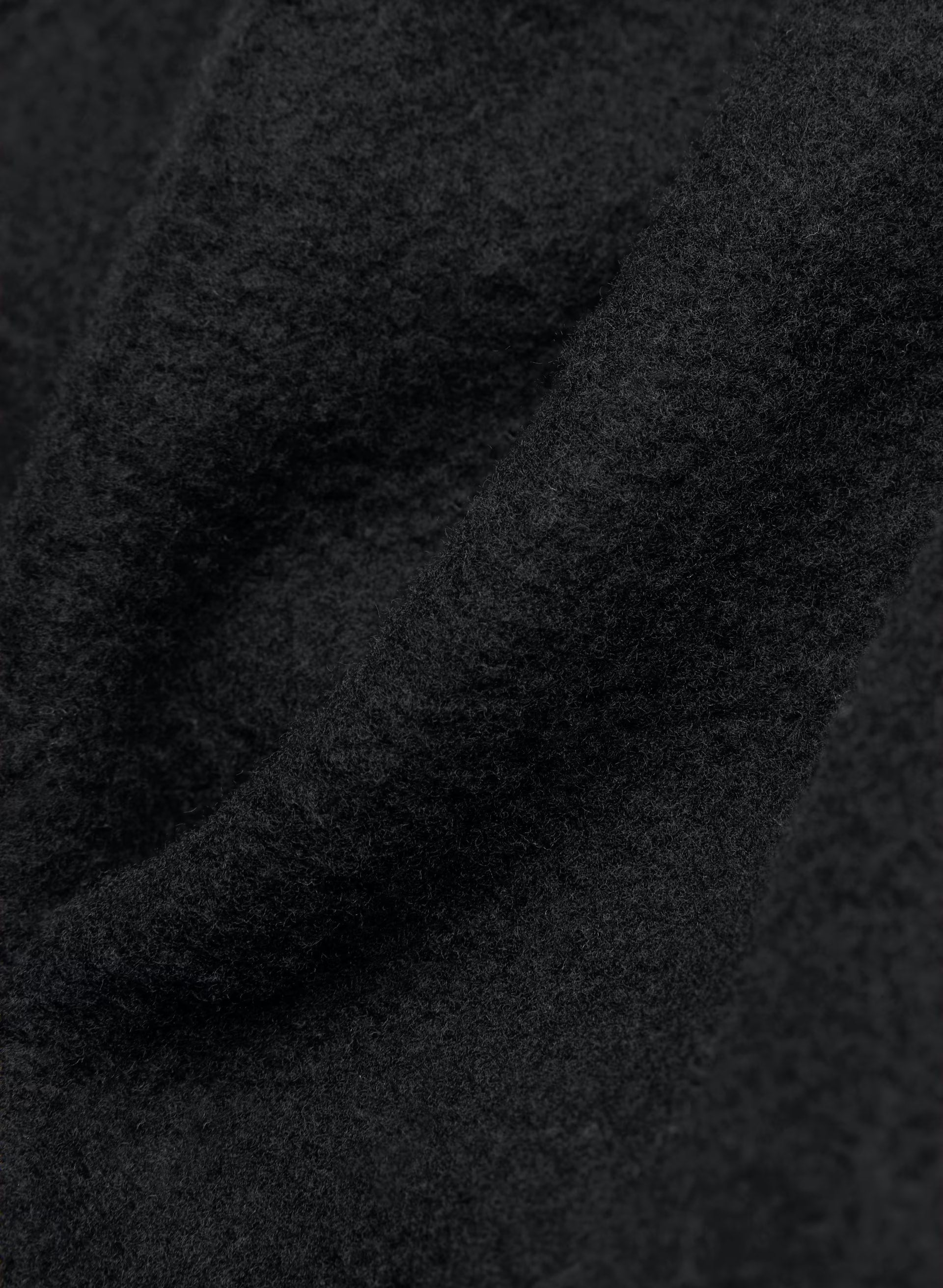 Cozy Sweatfleece Mega Above-Knee Short - BLACK