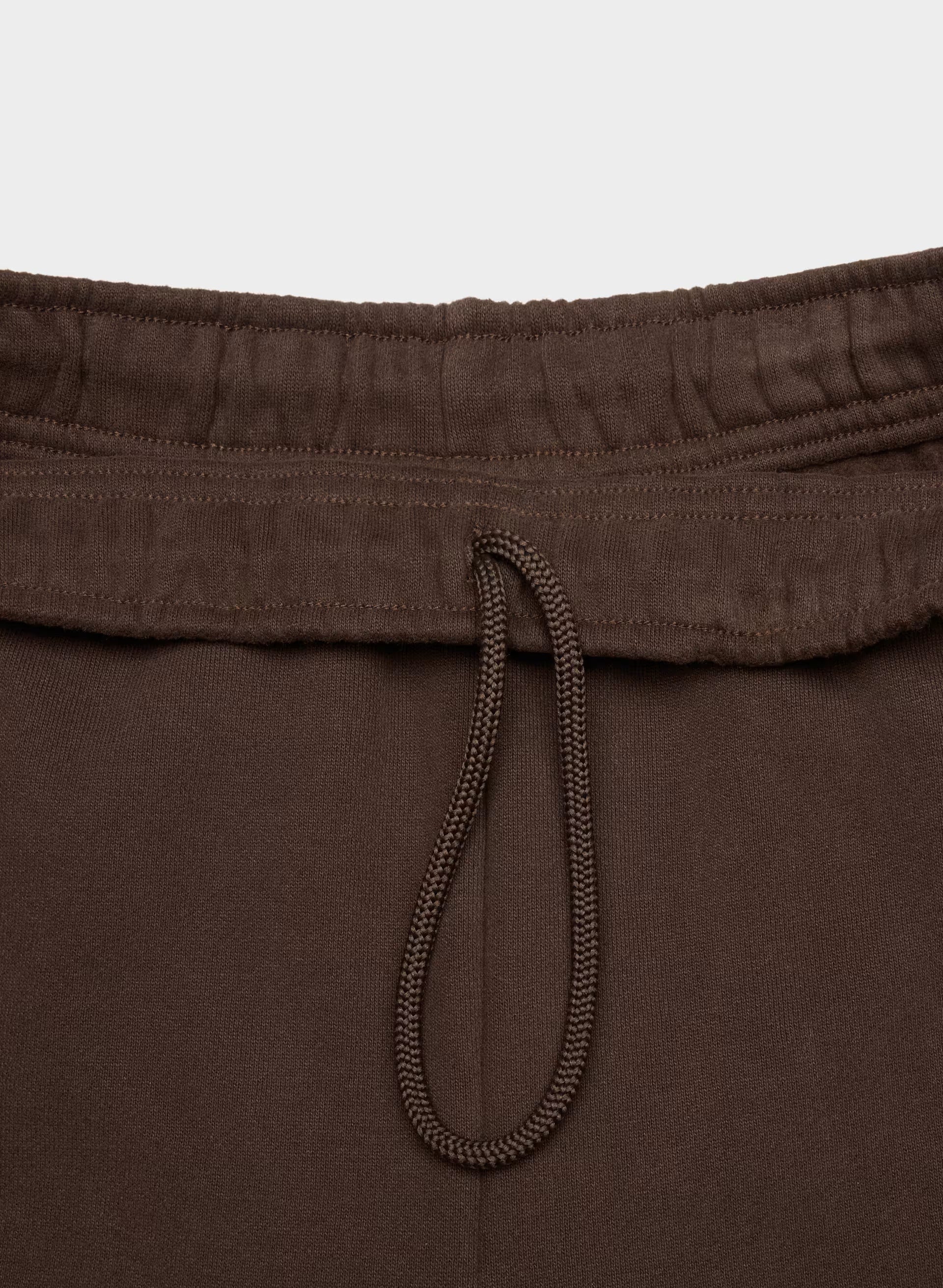 Cozy Sweatfleece Mega Above-Knee Short - RICH MOCHA BROWN