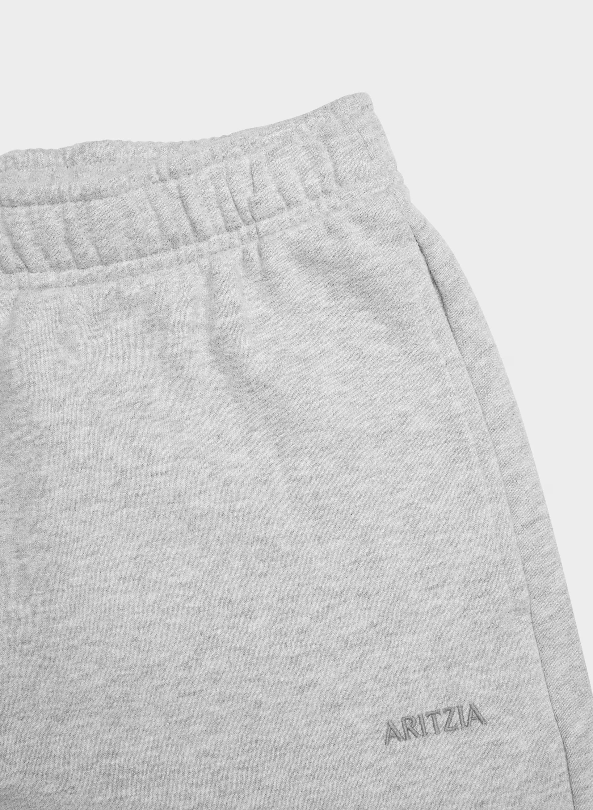 Cozy Sweatfleece Mega Above-Knee Short - HEATHER CHROME