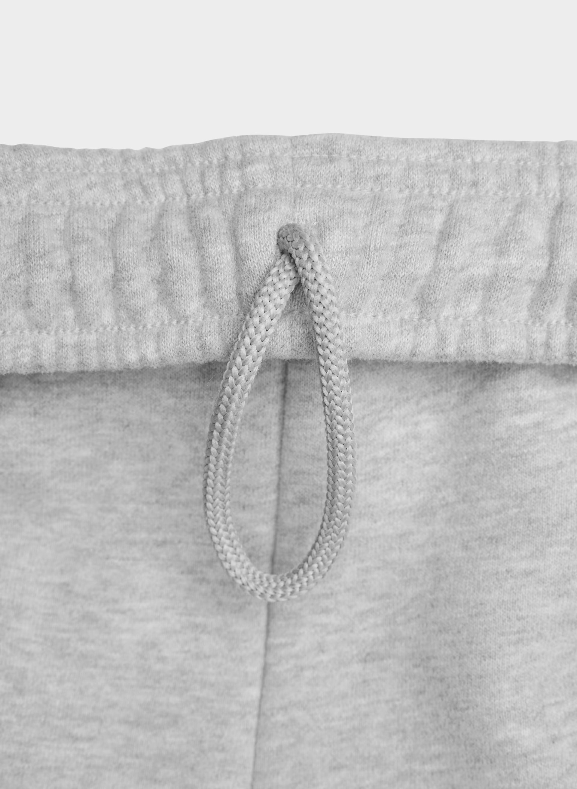 Cozy Sweatfleece Mega Above-Knee Short - HEATHER CHROME