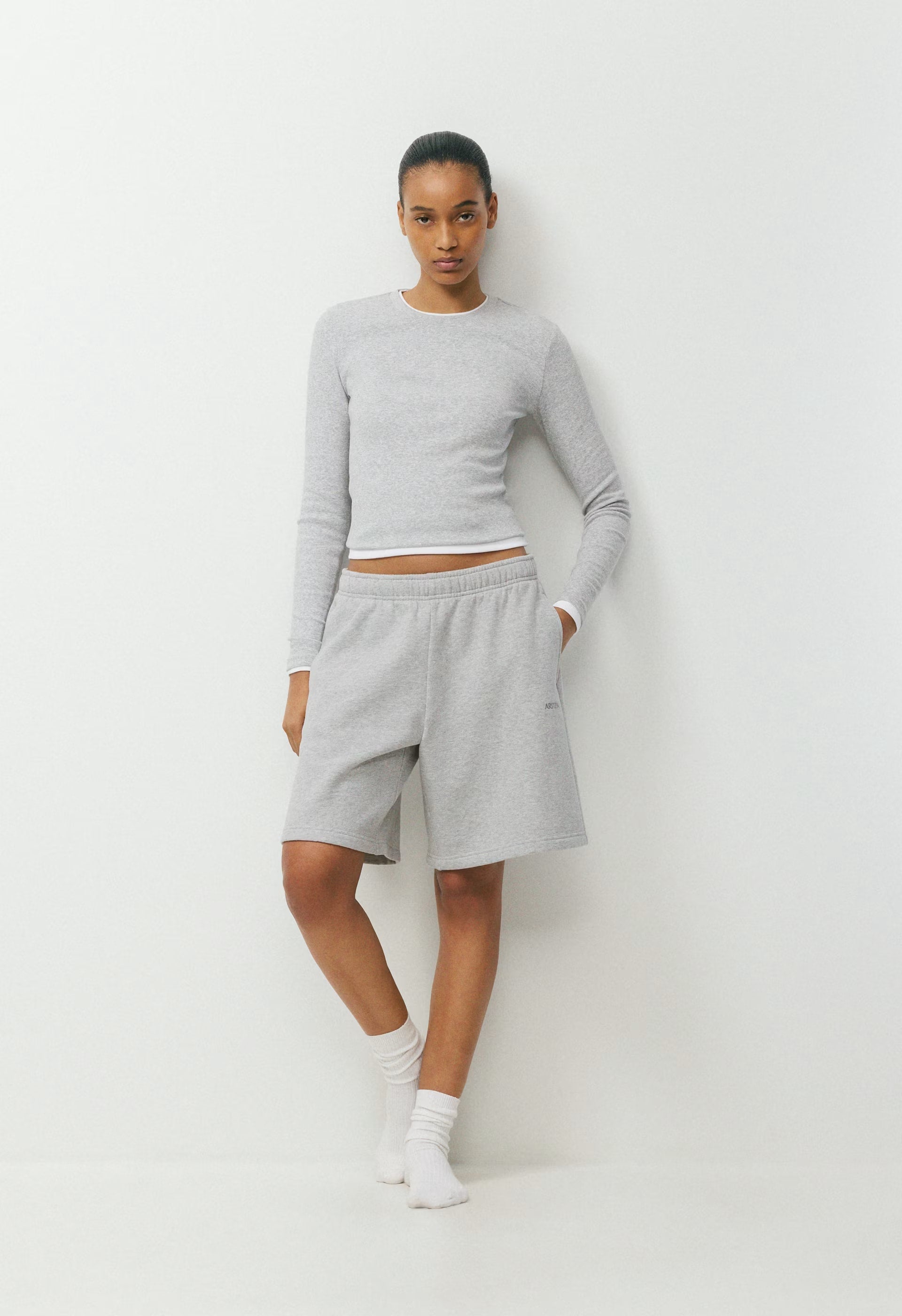 Cozy Sweatfleece Mega Above-Knee Short - ADMIRAL NAVY