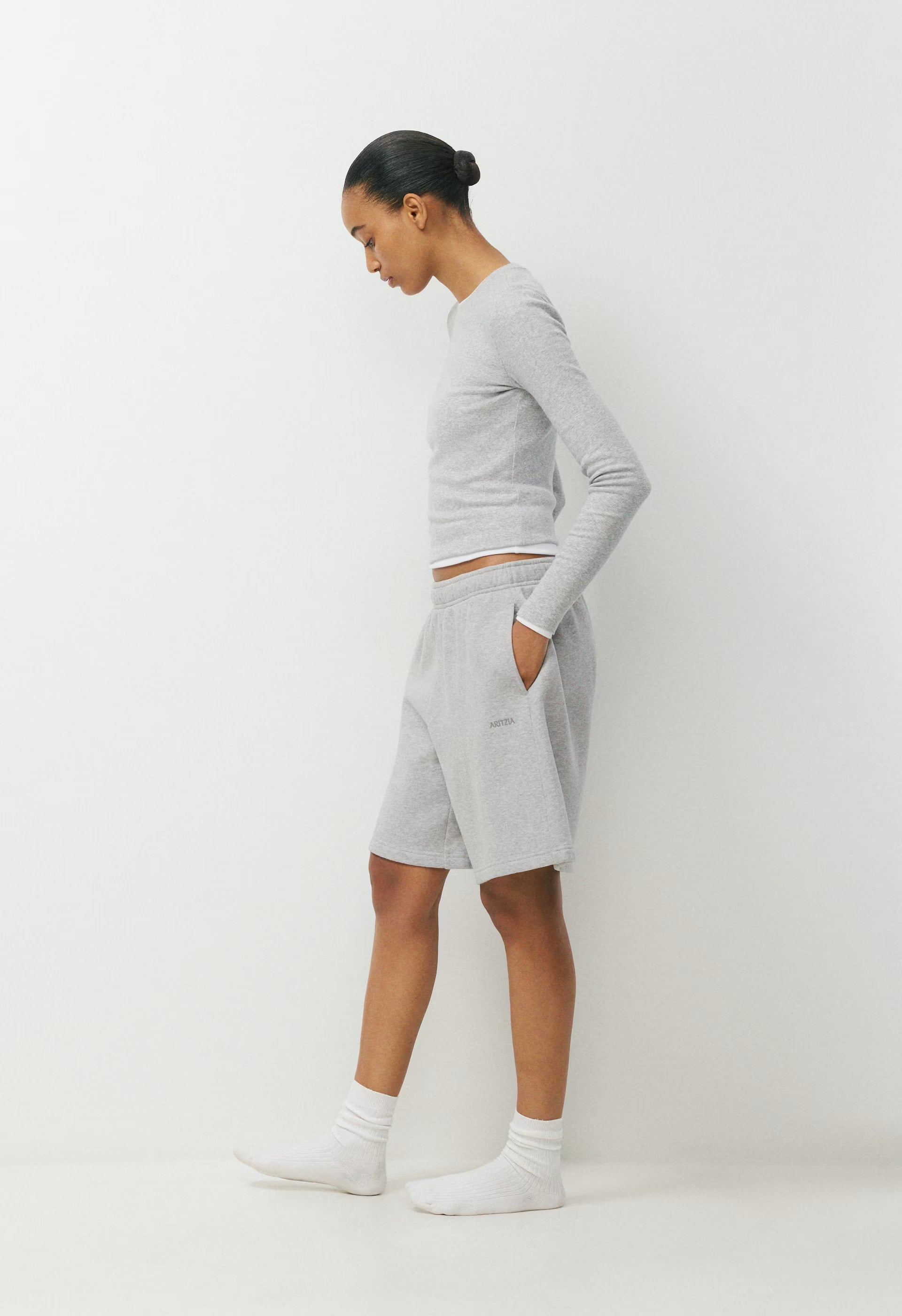Cozy Sweatfleece Mega Above-Knee Short - ADMIRAL NAVY