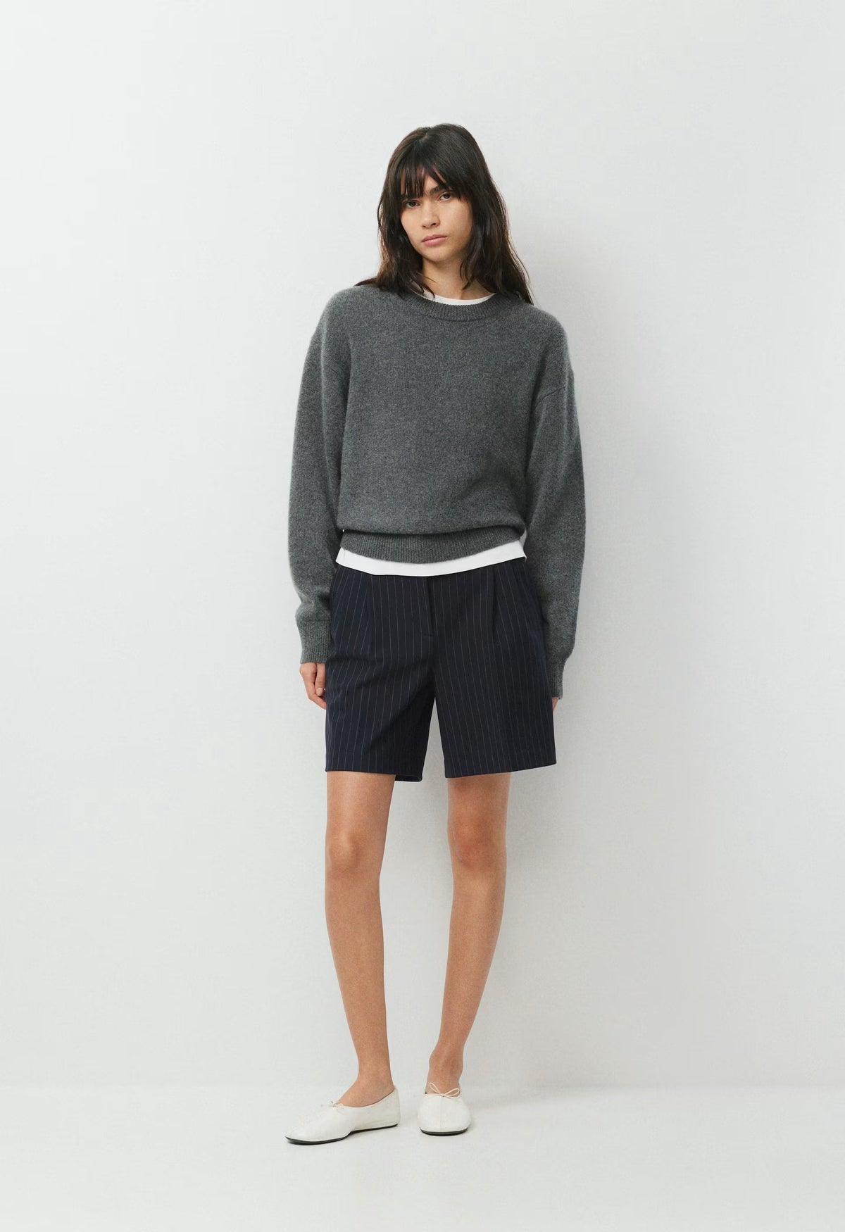 The Effortless Short™ Long - BLK STRP DK NT NVY/GRY