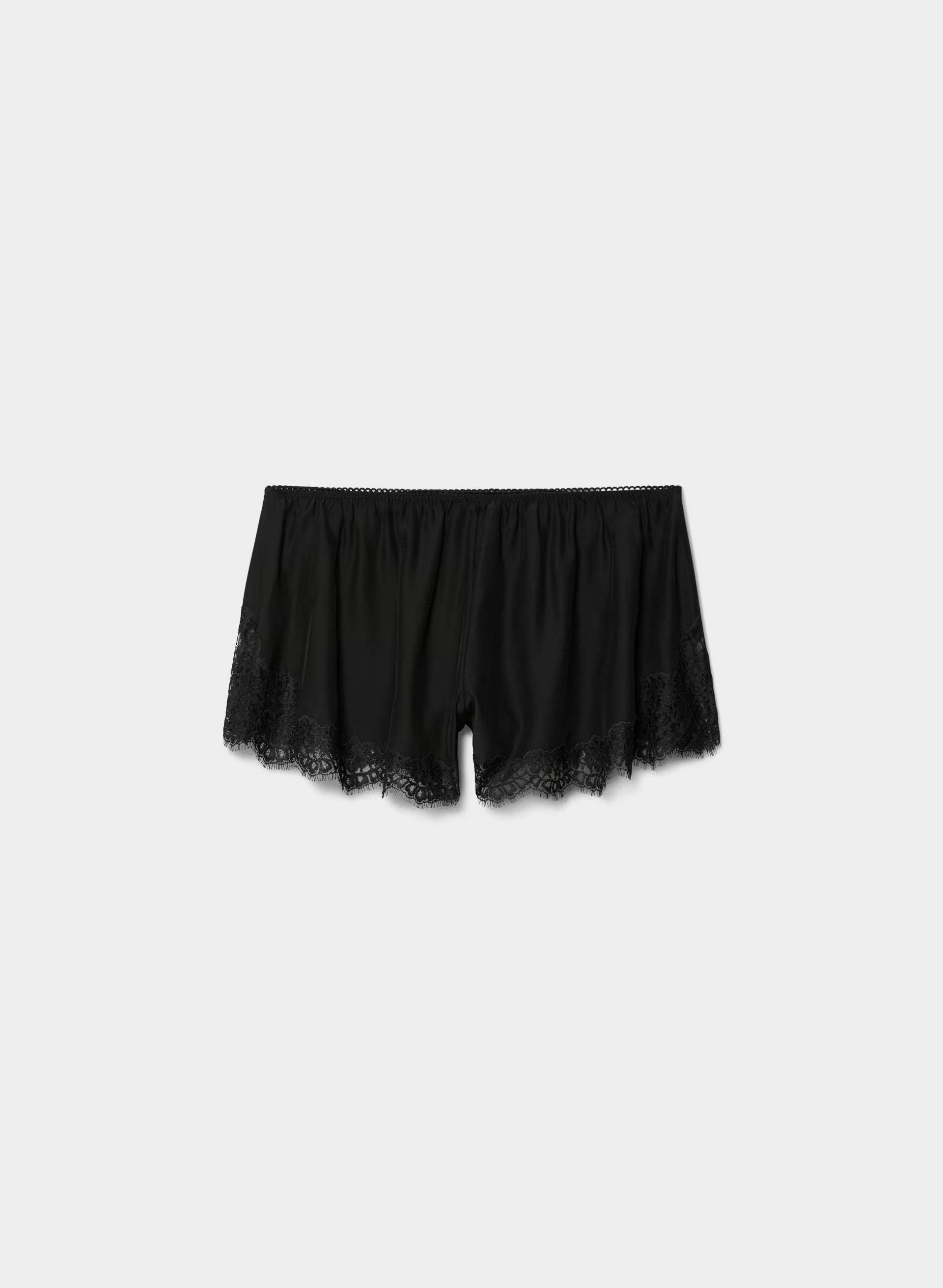 Liana Silk Short - BLACK/BLACK