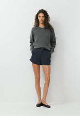 The Effortless Short™ Mini - Crepette™ - DARK NIGHT NAVY