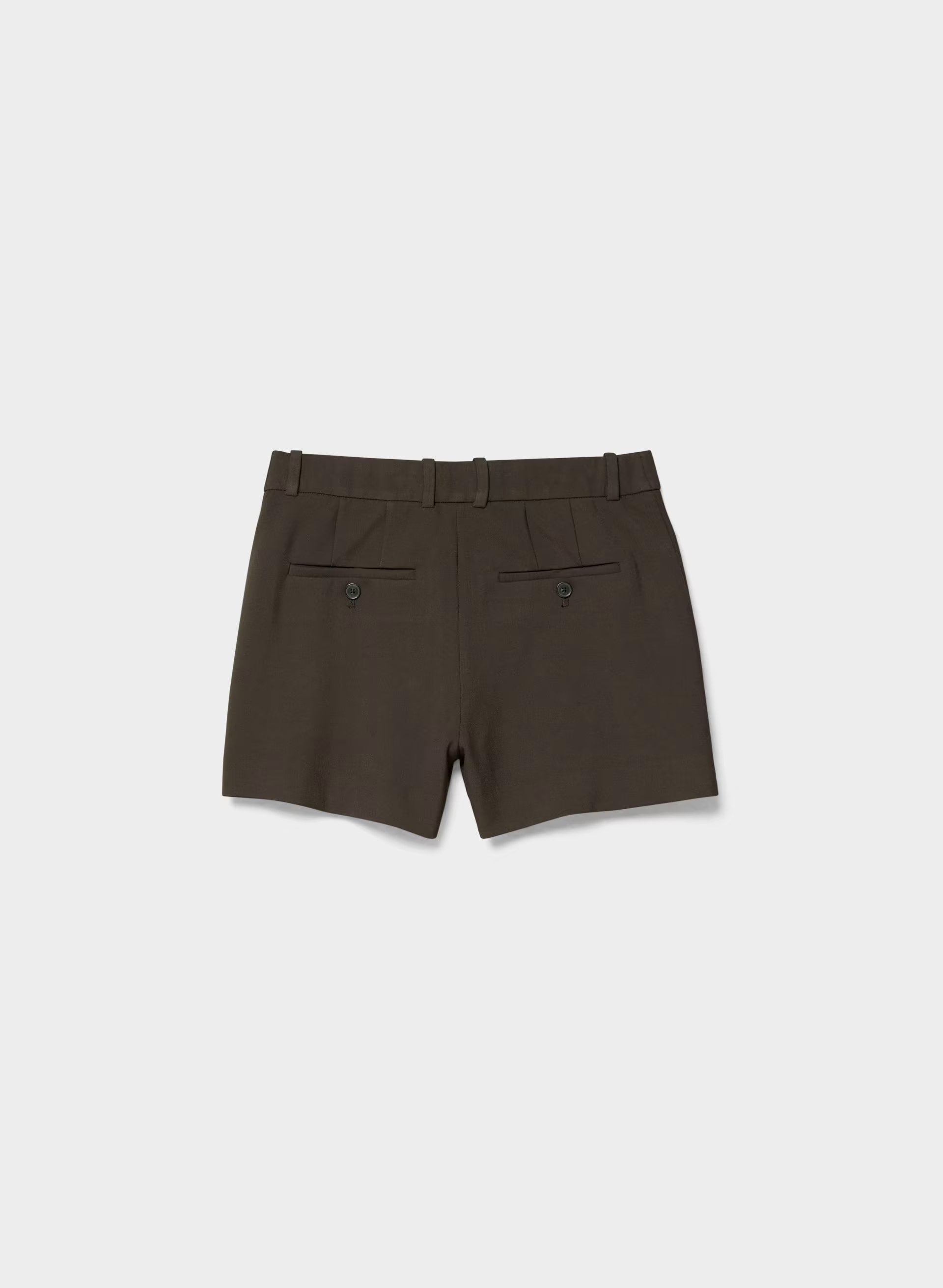 New Agency Mini Short - Eversential™ - CACAO NIB BROWN