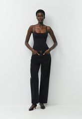 Original Contour Float Cami Bodysuit - BLACK