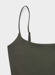 Original Contour Float Cami Bodysuit - FLINT GREEN