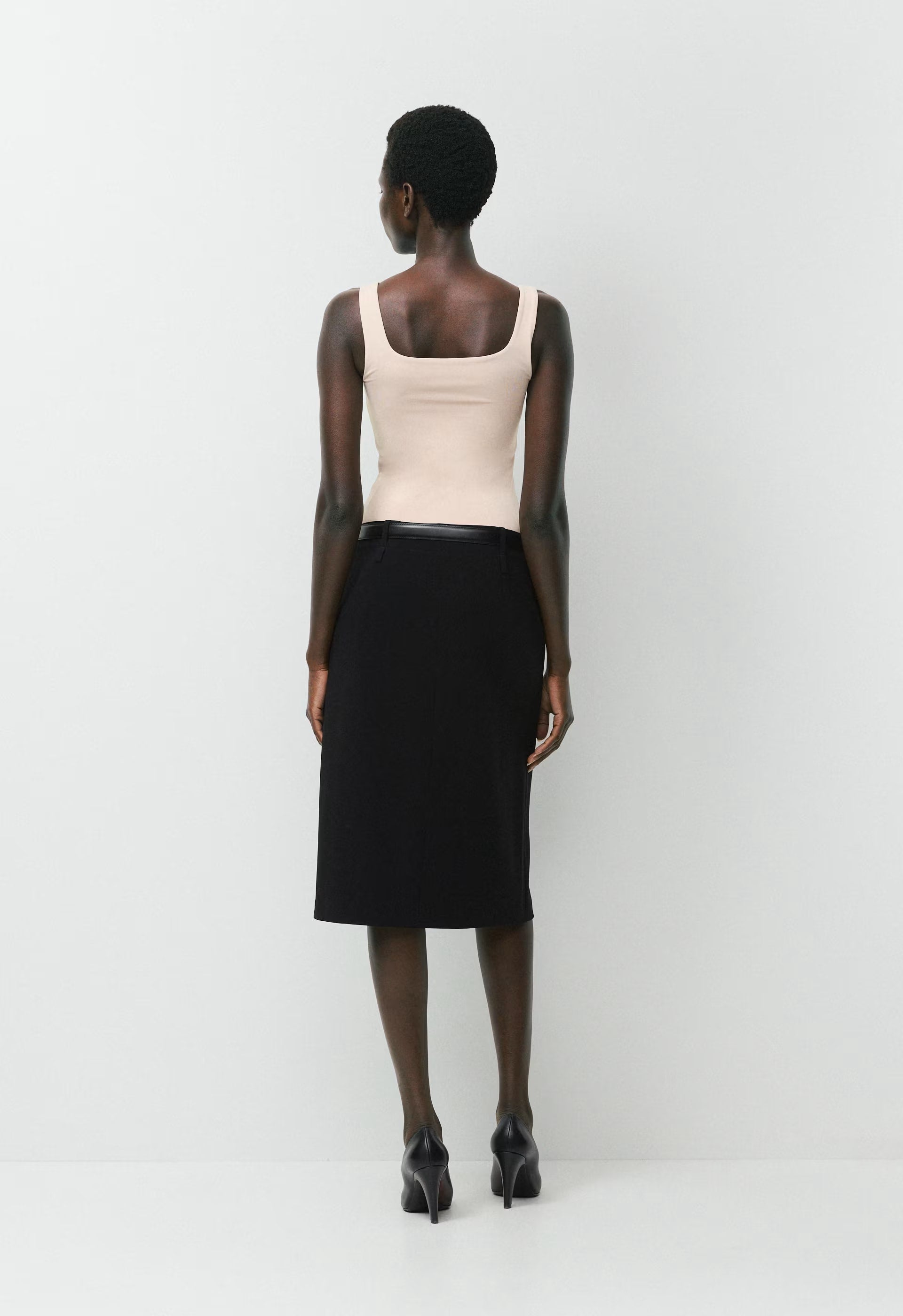 Original Contour Pursue Squareneck Bodysuit - BLACK