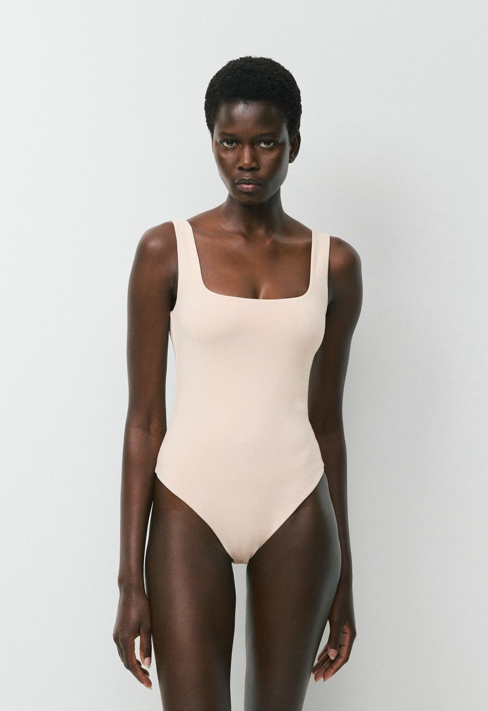 Original Contour Pursue Squareneck Bodysuit - BALLET PINK