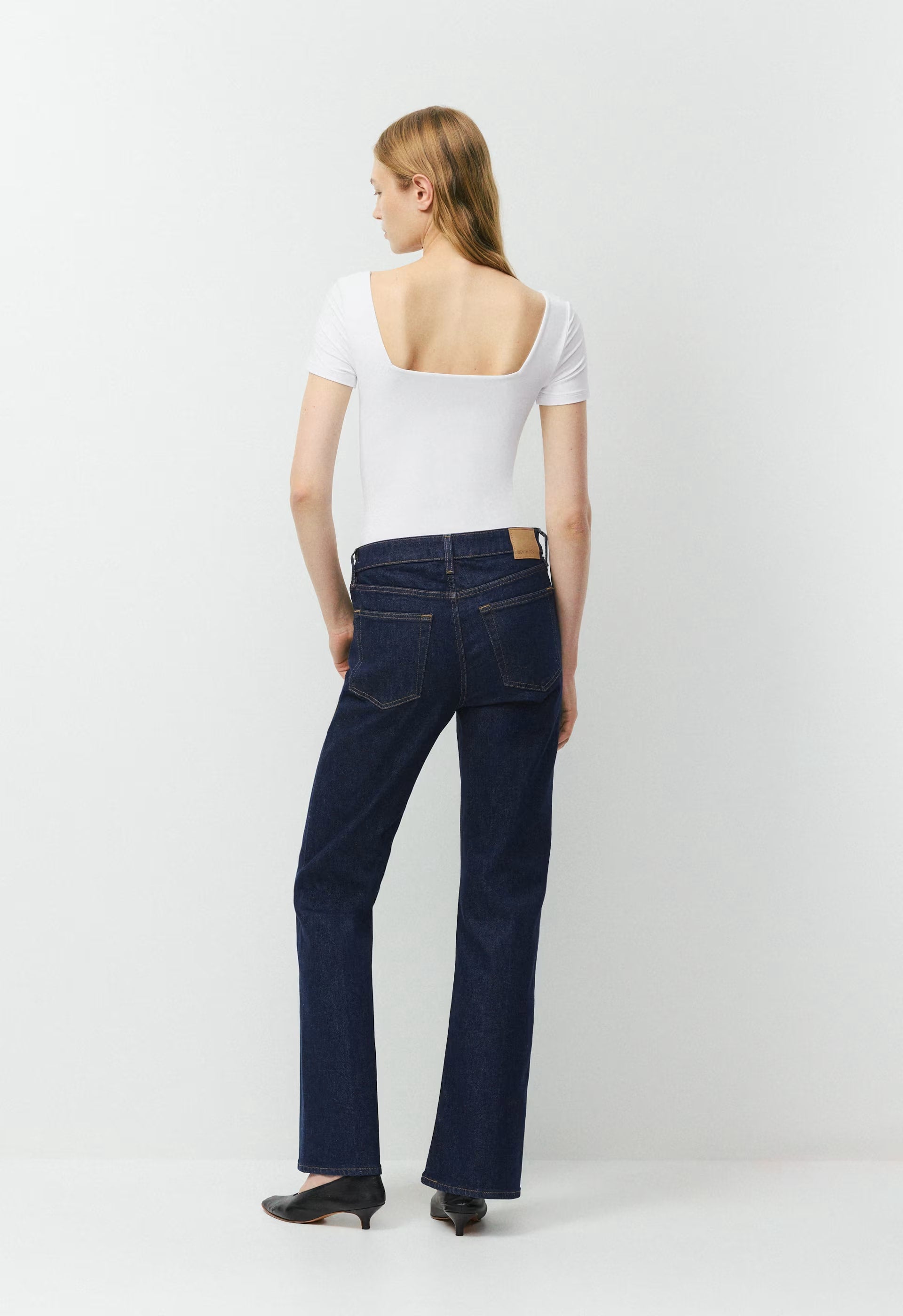 Original Contour Manner Squareneck Bodysuit - BRIGHT WHITE